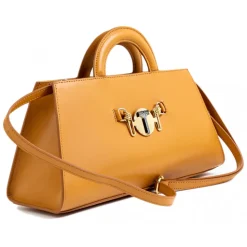 Miriam Tirinzoni - Hardshell Calf Leather Bag - Panna - Bags - Luxury Exclusive Collection - Avvenice