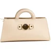 Miriam Tirinzoni - Hardshell Calf Leather Bag - Cream - Bags - Luxury Exclusive Collection - Avvenice