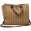 Miriam Tirinzoni - Jacquard Fabric Bag - Brown - Bag - Luxury Exclusive Collection - Avvenice