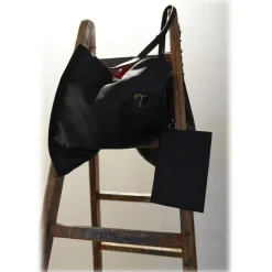 Miriam Tirinzoni - Large Black Bag - Bags - Luxury Exclusive Collection - Avvenice