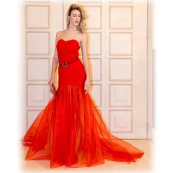 Miriam Tirinzoni - Pretty Woman Dress - Red - Dresses - Luxury Exclusive Collection - Avvenice