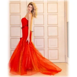 Miriam Tirinzoni - Pretty Woman Dress - Red - Dresses - Luxury Exclusive Collection - Avvenice