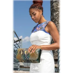 Miriam Tirinzoni - Python Leather Bag - Bags - Luxury Exclusive Collection - Avvenice