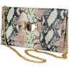 Miriam Tirinzoni - Python Print Calf Leather Bag - Grey Green - Bag - Luxury Exclusive Collection - Avvenice