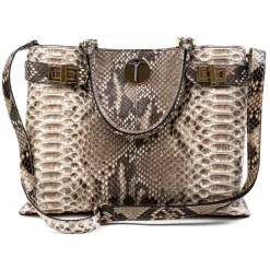 Miriam Tirinzoni - Python Leather Bag - Bags - Luxury Exclusive Collection - Avvenice