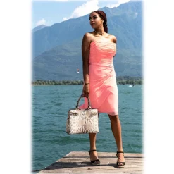 Miriam Tirinzoni - Python Leather Bag - Bags - Luxury Exclusive Collection - Avvenice