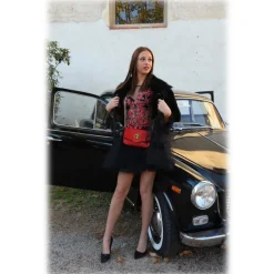 Miriam Tirinzoni - Red Bag - Bags - Luxury Exclusive Collection - Avvenice