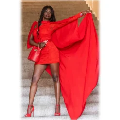 Miriam Tirinzoni - Red Calf Leather Bag - Bags - Luxury Exclusive Collection - Avvenice