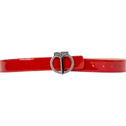 Miriam Tirinzoni - Red Patent Leather Belt - Belt - Luxury Exclusive Collection - Avvenice