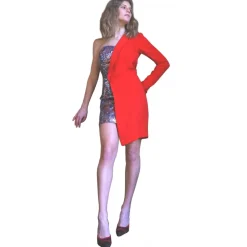 Miriam Tirinzoni - Tailored Dress - Red - Dresses - Luxury Exclusive Collection - Avvenice