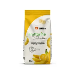 Molino Bertolo - Banana Type 1 Flour - Made With Fruit - Type 1 Soft Wheat Flour with Banana Flakes - 1 Kg - Avvenice