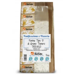 Molino Bertolo - Flour Type 0 - Soft Wheat Treviso - 1 Kg - Avvenice
