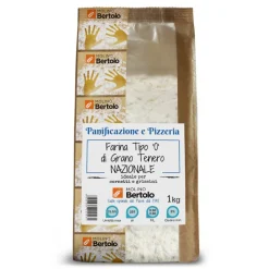 Molino Bertolo - Flour Type 0 - National Soft Wheat - 1 Kg - Avvenice