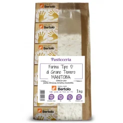 Molino Bertolo - Flour Type 00 - Soft Wheat Manitoba - 1 Kg - Avvenice