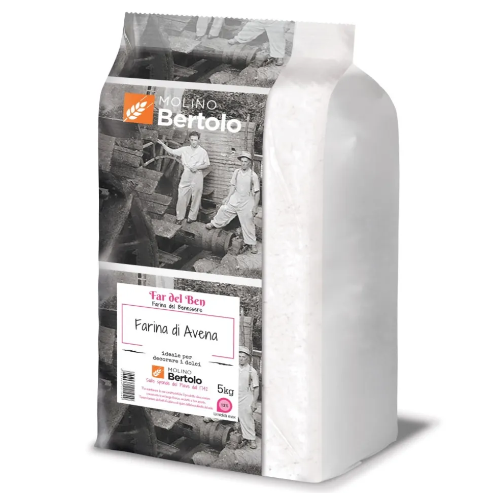 Molino Bertolo - Oat Flour - 5 Kg - Avvenice