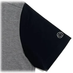 Momo Design - Limonges Polo Shirt - Grey Black - Shirt - Made in Italy - Luxury Exclusive Collection - Avvenice