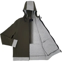 Momo Design - Lugano Outerwear Jacket - Military Green Grey - Jacket - Made in Italy - Luxury Exclusive Collection - Avvenice