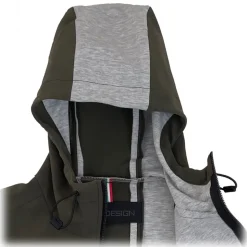 Momo Design - Lugano Outerwear Jacket - Military Green Grey - Jacket - Made in Italy - Luxury Exclusive Collection - Avvenice