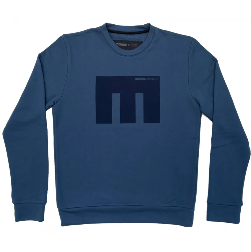 Momo Design - Macao Sweatshirt - Navy Blue - Sweatshirt - Made in Italy - Luxury Exclusive Collection - Avvenice