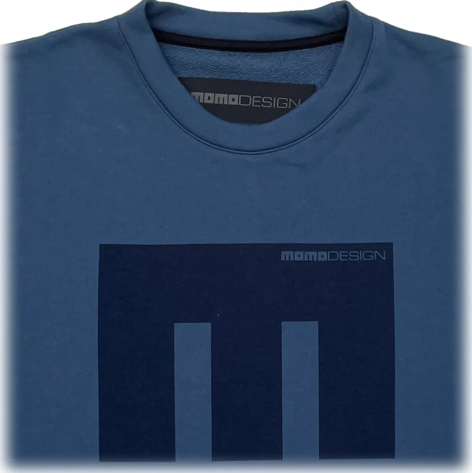 Momo Design - Macao Sweatshirt - Navy Blue - Sweatshirt - Made in Italy - Luxury Exclusive Collection - Avvenice