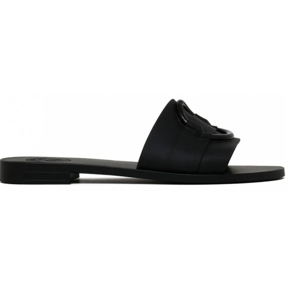Moncler - Black Mon Slides - Moncler Exclusive Luxury Collection - Avvenice
