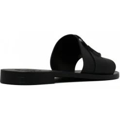 Moncler - Black Mon Slides - Moncler Exclusive Luxury Collection - Avvenice