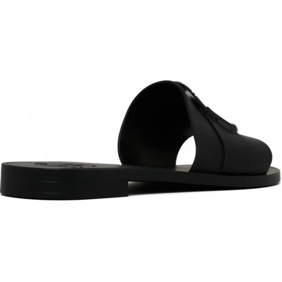 Moncler - Black Mon Slides - Moncler Exclusive Luxury Collection - Avvenice