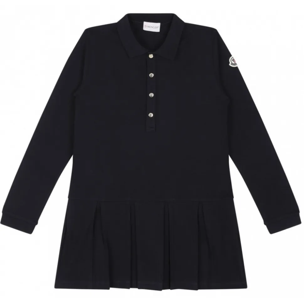 Moncler - Enfant Dark Blue Dress - Moncler Exclusive Luxury Collection - Avvenice