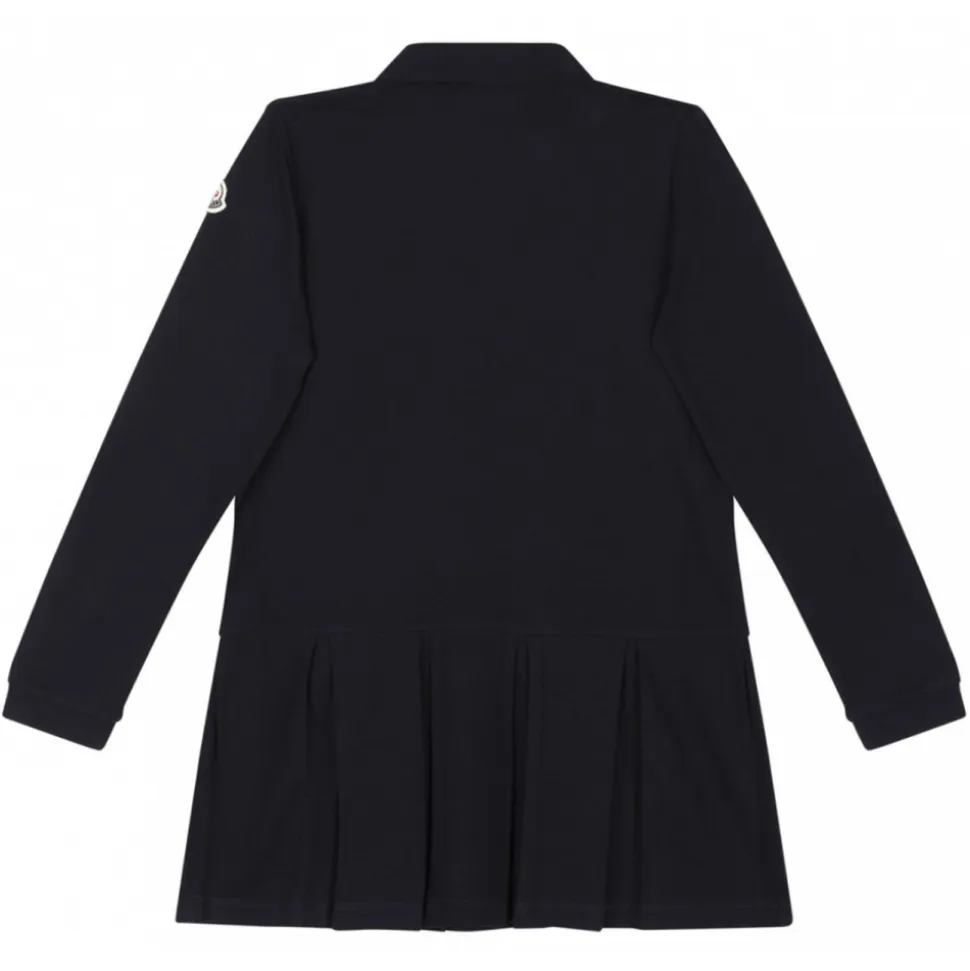 Moncler - Enfant Dark Blue Dress - Moncler Exclusive Luxury Collection - Avvenice