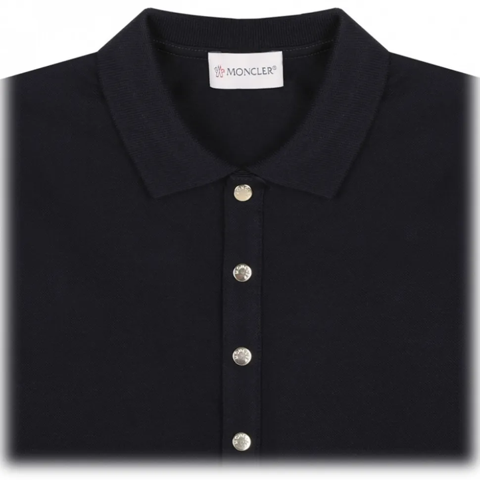 Moncler - Enfant Dark Blue Dress - Moncler Exclusive Luxury Collection - Avvenice