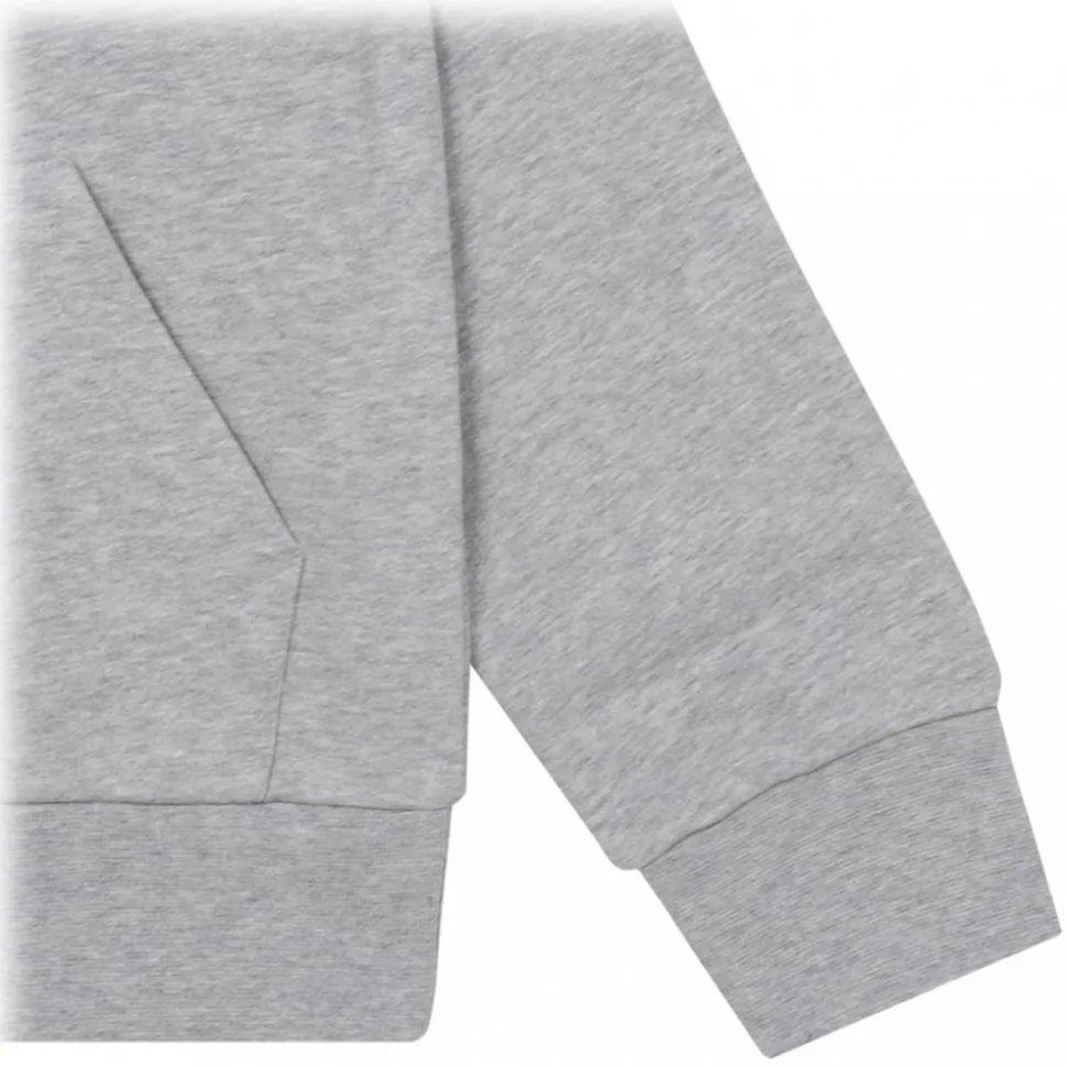 Moncler - Light Grey Logo Hoodie - Moncler Exclusive Luxury Collection - Avvenice