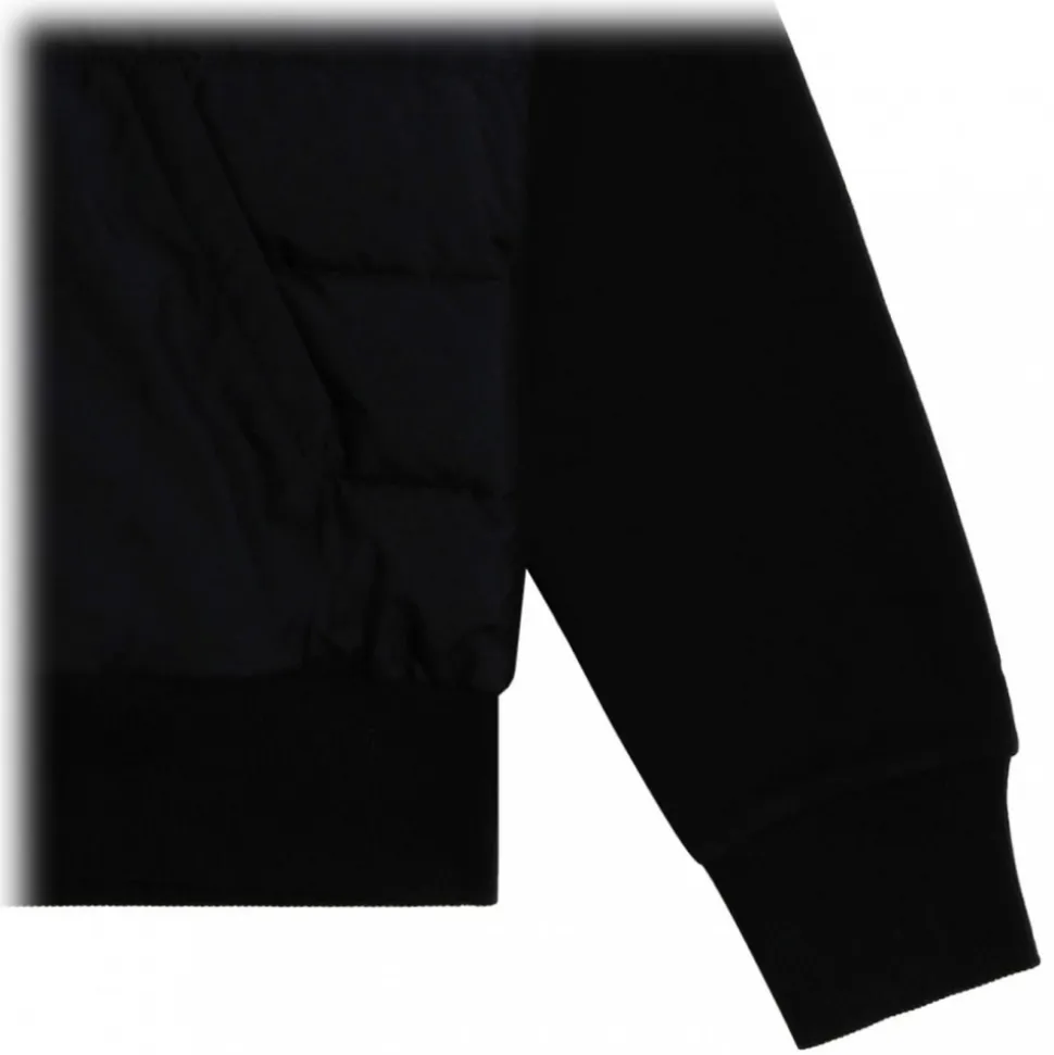 Moncler - Lightly Padded Dark Blue Cardigan - Moncler Exclusive Luxury Collection - Avvenice