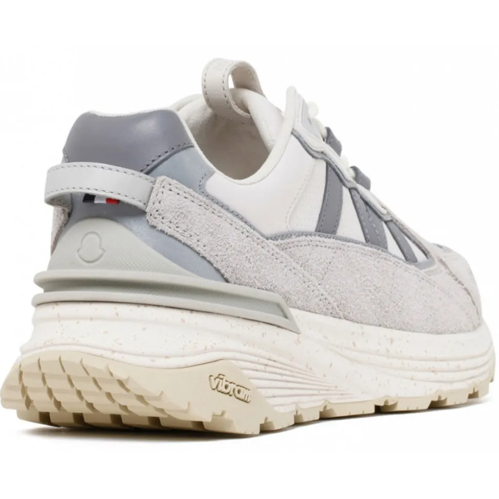 Moncler - Lite White Runner Low Top Sneakers - Moncler Exclusive Luxury Collection - Avvenice