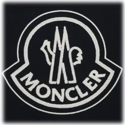 Moncler - Long-Sleeved Blue Cotton T-Shirt - Moncler Exclusive Luxury Collection - Avvenice