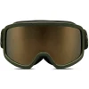 Moncler - Terrabeam Ski Goggles - Matte Dark Green & Brown - Moncler Eyewear - Avvenice