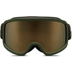 Moncler - Terrabeam Ski Goggles - Matte Dark Green & Brown - Moncler Eyewear - Avvenice