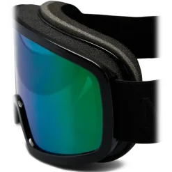 Moncler - Terrabeam Ski Goggles - Shiny Black & Iridescent Aqua Green - Moncler Eyewear - Avvenice