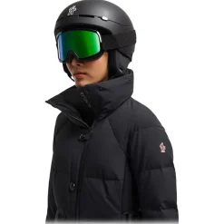 Moncler - Terrabeam Ski Goggles - Shiny Black & Iridescent Aqua Green - Moncler Eyewear - Avvenice