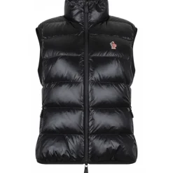 Moncler Grenoble - Black Logo Patch Gilet - Moncler Grenoble Exclusive Luxury Collection - Avvenice