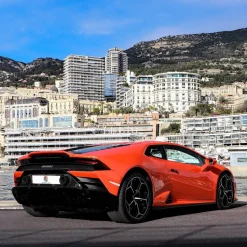 Monte Carlo Travel 1985 - Lamborghini Huracan Evo LP 640-4 - Supercar - Monte-Carlo - Cannes - Exclusive Luxury - Avvenice