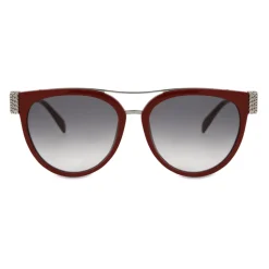 Moschino - Bijou Chain Acetate Sunglasses - Red - Moschino Eyewear - Avvenice