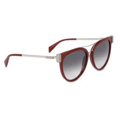 Moschino - Bijou Chain Acetate Sunglasses - Red - Moschino Eyewear - Avvenice