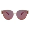 Moschino - Bijou Chain Metal Sunglasses - Gold - Moschino Eyewear - Avvenice