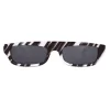 Moschino - Brushstroke Sunglasses - White - Moschino Eyewear - Avvenice