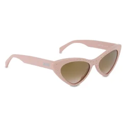 Moschino - Cat Eye Sunglasses with Micro Studs - Pale Pink - Moschino Eyewear - Avvenice
