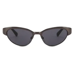 Moschino - Cat-Eye Metal Sunglasses - Black - Moschino Eyewear - Avvenice