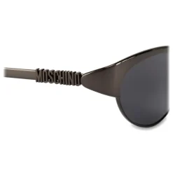 Moschino - Cat-Eye Metal Sunglasses - Black - Moschino Eyewear - Avvenice