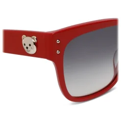 Moschino - Glasses with Moschino Teddy Bear Decoration - Red - Moschino Eyewear - Avvenice