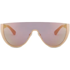 Moschino - Logo Mask Sunglasses - Gold Pink - Moschino Eyewear - Avvenice