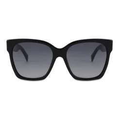 Moschino - Metal Studs Acetate Sunglasses - Black - Moschino Eyewear - Avvenice